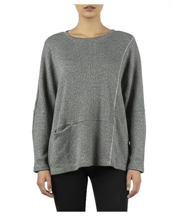 بلوز زنانه کیمونو سبز دورو درشت بافت ریس Rees کد1116024-02