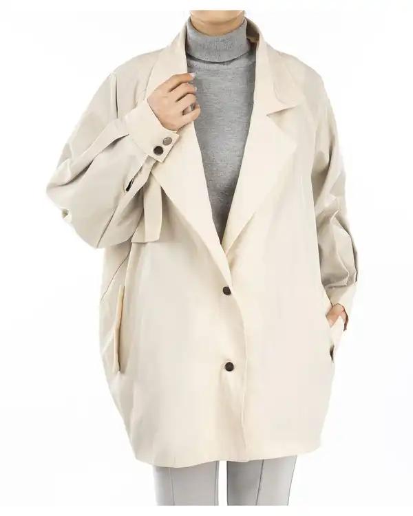 بارانی زنانه کرم ریس Rees کد 1136005-25