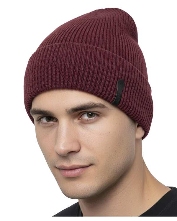 کلاه بافت زرشکی مل اند موژ Mel & Moj کد U09084