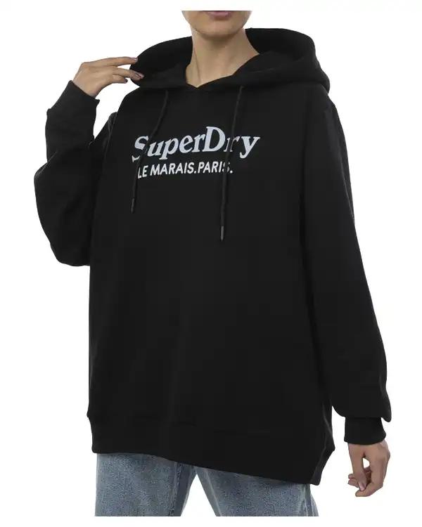 هودی زنانه مشکی سوپردرای Superdry کد W12A41603C