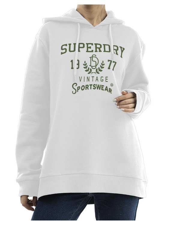 هودی زنانه سفید سوپردرای Superdry کد W12A41604C