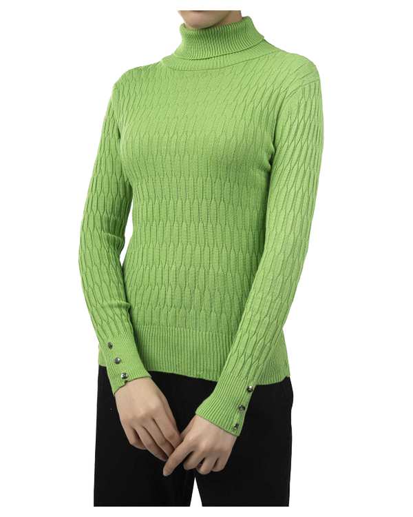 پلیور یقه اسکی زنانه سبز سوپردرای Superdry کد W16A40102N