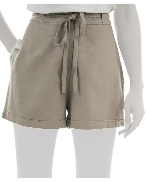 شلوارک زنانه نخودی سوپردرای Superdry کد W19S40103T