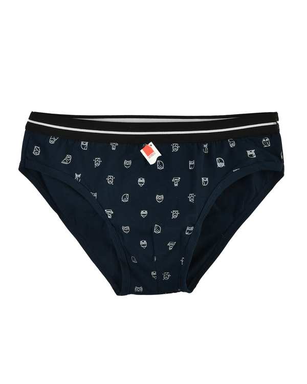 شورت مردانه اسلیپ سرمه ای کش پهن پاتر Potter طرح جغد کد 140