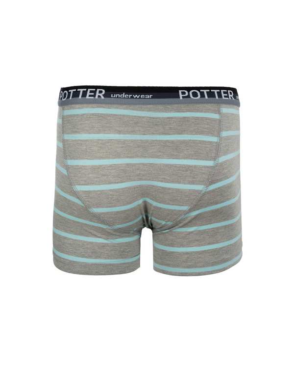 شورت مردانه پادار طوسی ملانژ پاتر Potter کد 673 - تصویر 2