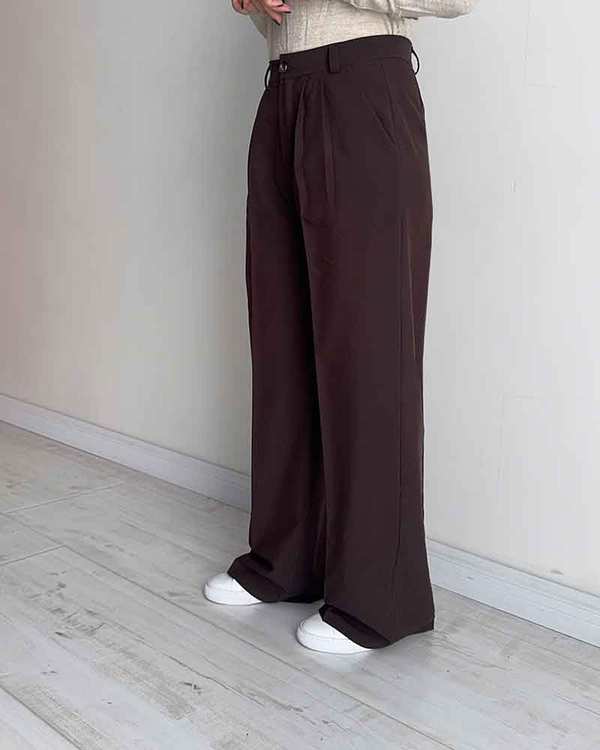 شلوار زنانه قهوه ای نگار ندایی Negar Nedaei مدل Velora