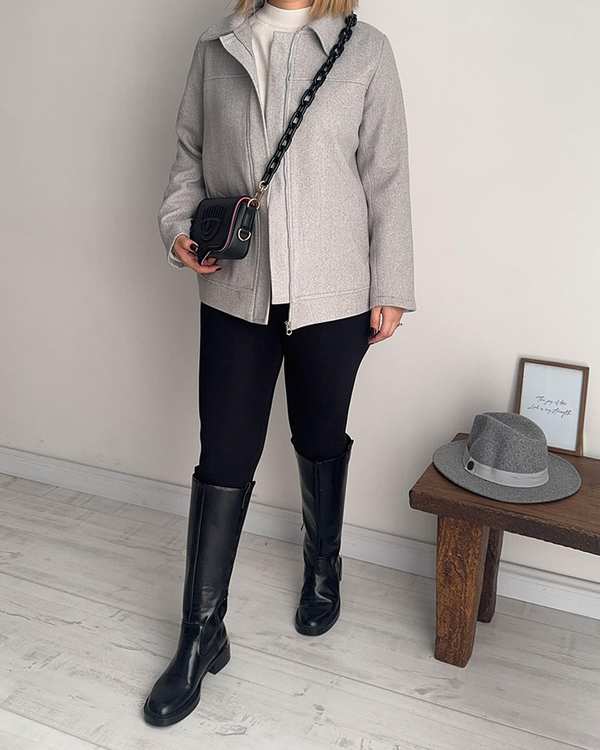 جکت زنانه طوسی نگار ندایی Negar Nedaei مدل blanco