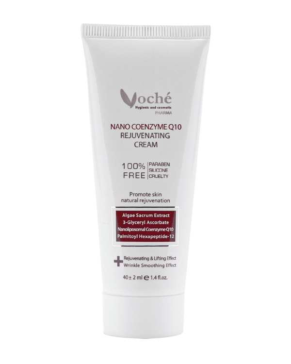 کرم ضد چروک نانو لیپوزوم کیوتن وچه Voche حجم 60ml
