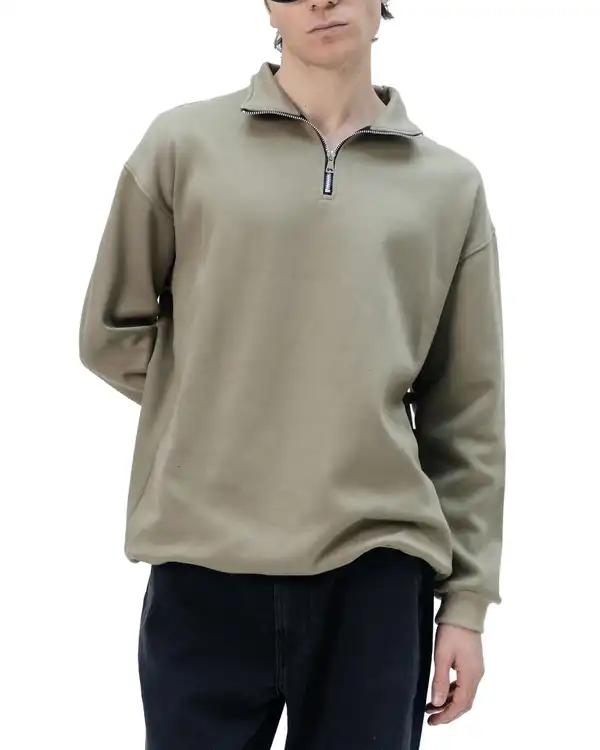 سویشرت مردانه نیم زیپ سدری نفیر ور Nafir Wear کد 52010