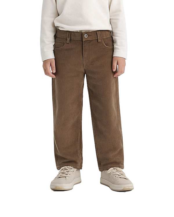 شلوار بچگانه نیم بگ کبریتی قهوه ای ملورینا Melorina کد 42309