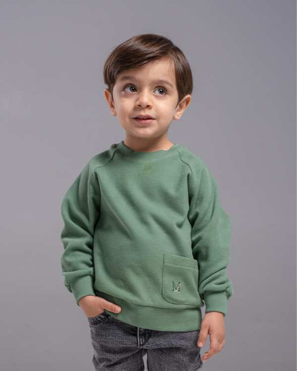 بلوز پسرانه سلانیک سبز ملورینا Melorina کد 42210