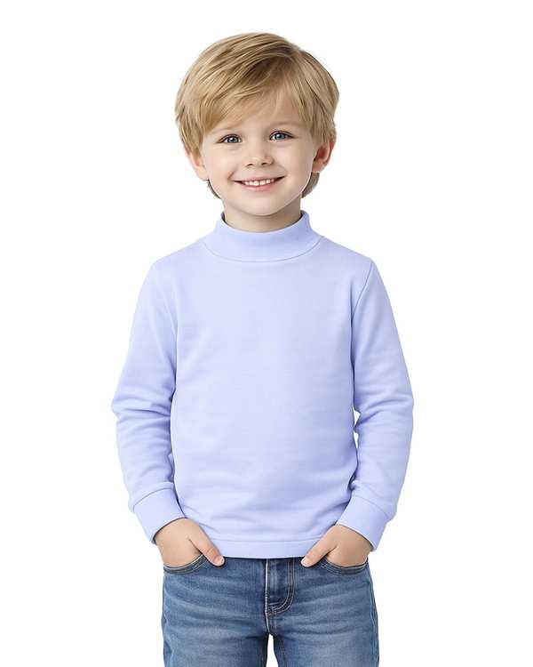 بلوز بچگانه یقه سه سانتی آبی ملورینا Melorina کد 42320