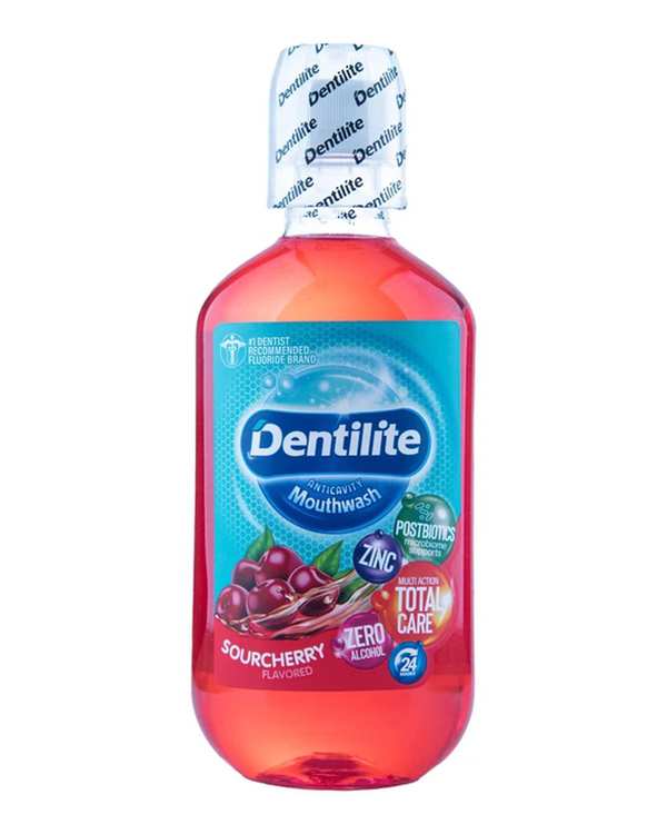 دهانشویه کامل دنتیلایت Dentilite با طعم آلبالو حجم 500ml