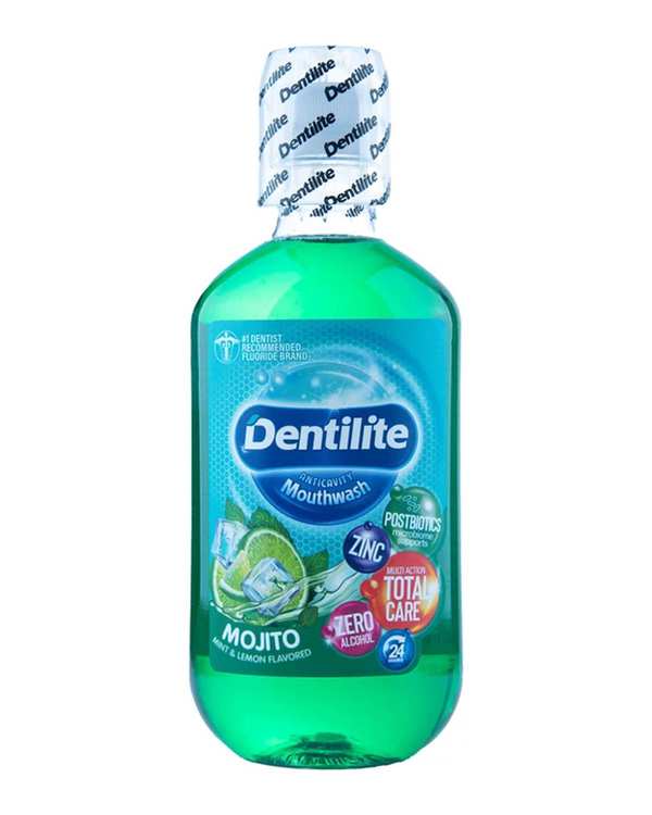 دهانشویه کامل دنتیلایت Dentilite با طعم موهیتو حجم 500ml