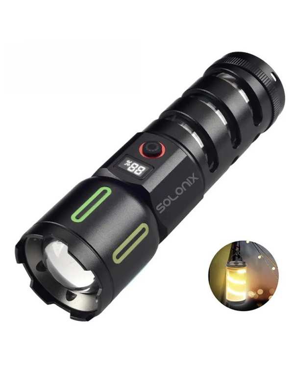 چراغ قوه سولونیکس Solonix مدل PL-538 طرح 3 کاره - تصویر 4