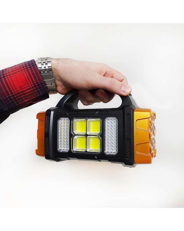 نورافکن دستی قرمز سولونیکس Solonix مدل HB-1678 - تصویر 6