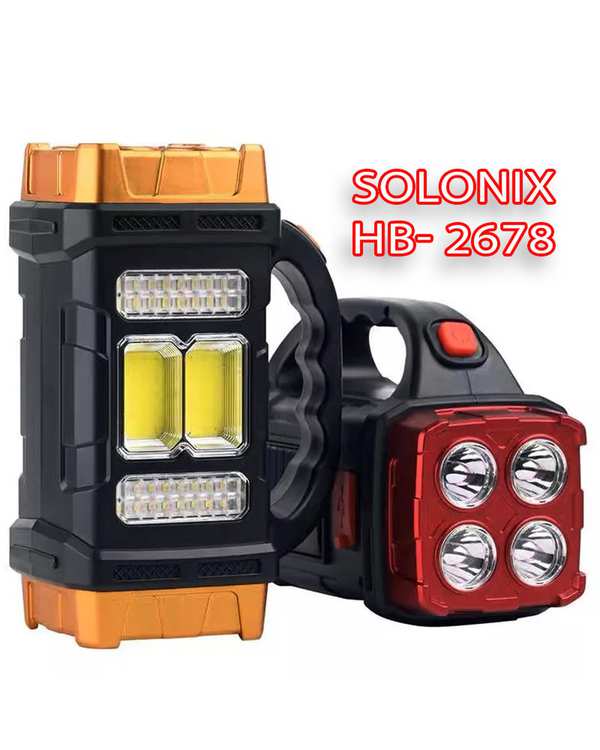 نورافکن دستی طلایی سولونیکس Solonix مدل HB-2678 - تصویر 3