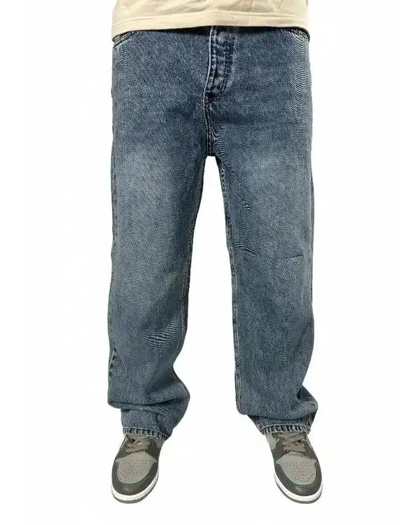 شلوار جین مردانه نیم بگ آبی آماهی Amahi کد 3001010