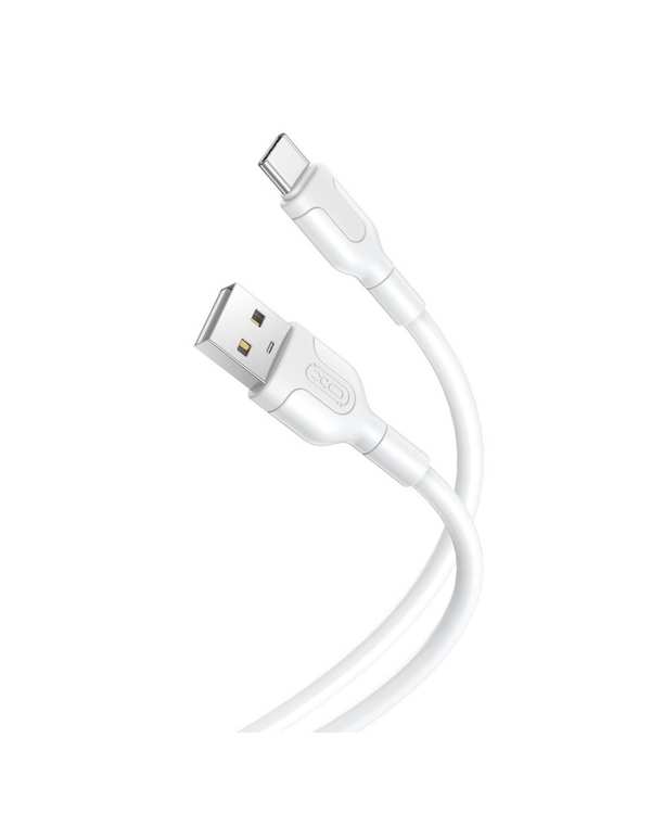 کابل تبدیل USB به usb-c سفید ایکس او XO مدل NB212 طول 1 متر