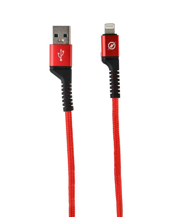 کابل شارژ USB به لایتنینگ قرمز موکسوم