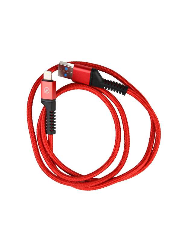 کابل شارژ USB به لایتنینگ قرمز موکسوم - تصویر 2