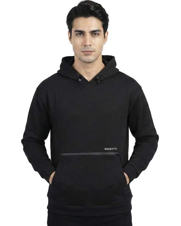 هودی ورزشی مردانه مشکی مل اند موژ Mel & Moj کد M09126