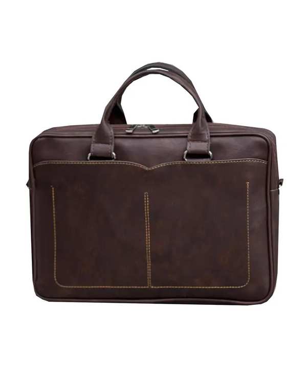 کیف اداری مردانه قهوه ای مدل MT004