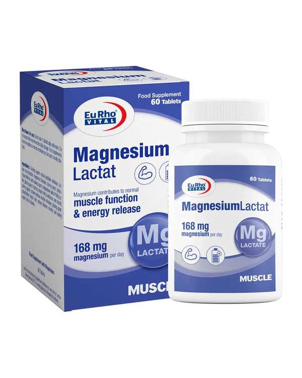 قرص منیزیم لاکتات یوروویتال بسته 60 عددی