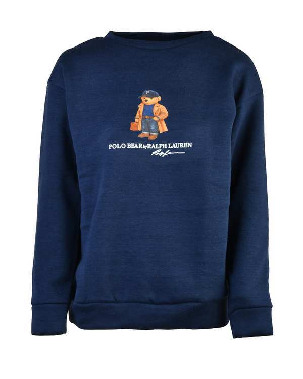 سویشرت زنانه سرمه ای فشن Fashion طرح تدی کد 1016