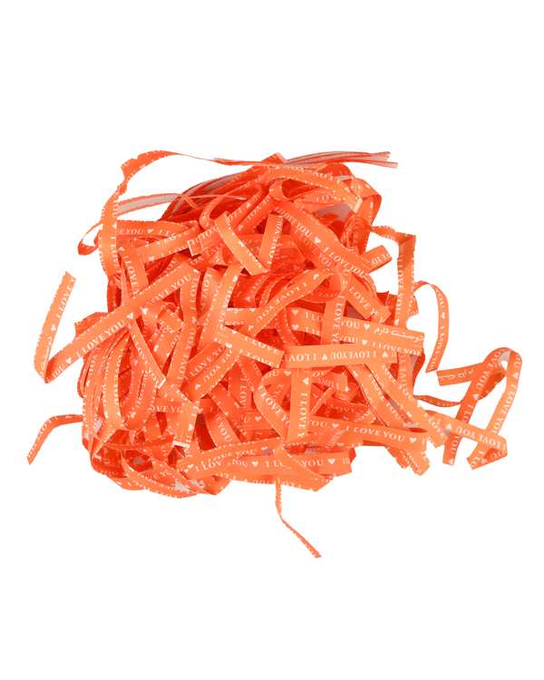 پوشال نارنجی دلربا Delroba طرح I LOVE YOU