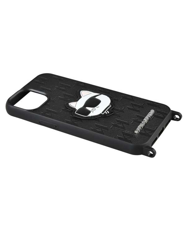 قاب گوشی مشکی مناسب اپل iphone 13 کارل لاگرفیلد - تصویر 3