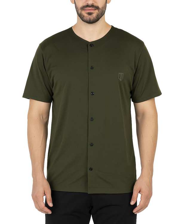 تیشرت وزرشی مردانه سبز تیره یونی پرو Unipro کد 912394401