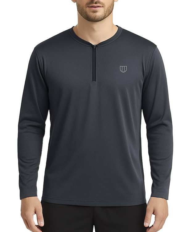 تیشرت ورزشی مردانه آستین بلند زغالی یونی پرو Unipro کد 912554401