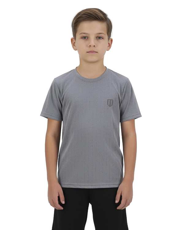 تیشرت ورزشی بچگانه طوسی یونی پرو Unipro کد 712125101