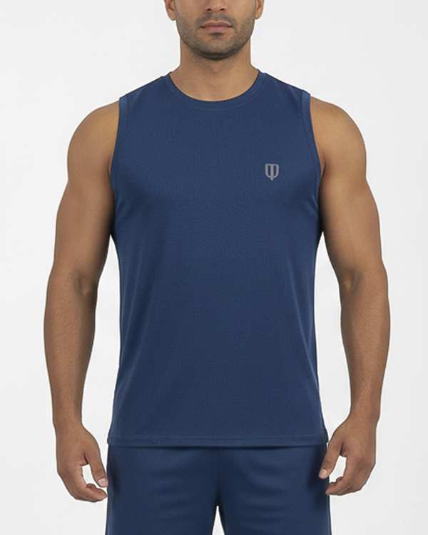 تاپ ورزشی مردانه آبی فولادی یونی پرو Unipro کد 912264301