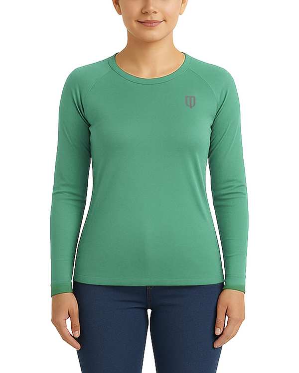 تیشرت ورزشی زنانه آستین بلند سبز روشن یونی پرو Unipro کد 812394401