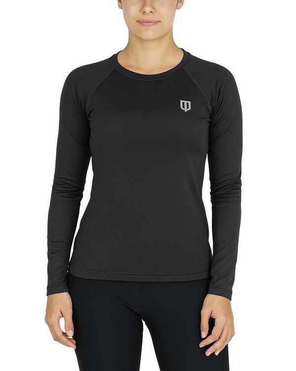 تیشرت ورزشی زنانه آستین بلند مشکی یونی پرو Unipro کد 812394401