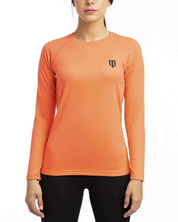 تیشرت ورزشی زنانه آستین بلند هلویی یونی پرو Unipro کد 812394401