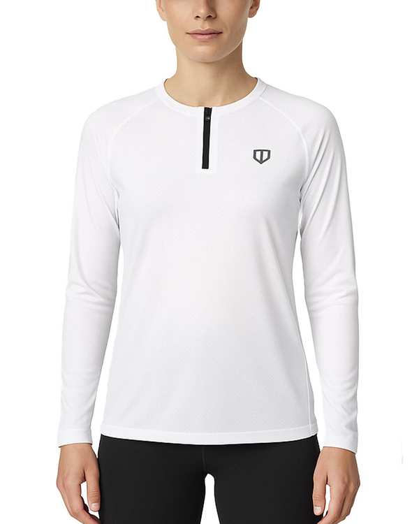 تیشرت ورزشی زنانه آستین بلند سفید یونی پرو Unipro کد 812554401