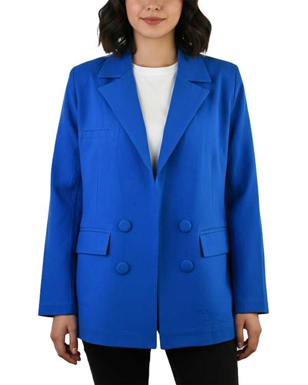 کت زنانه آبی سین صاد Sin Saad مدل dark