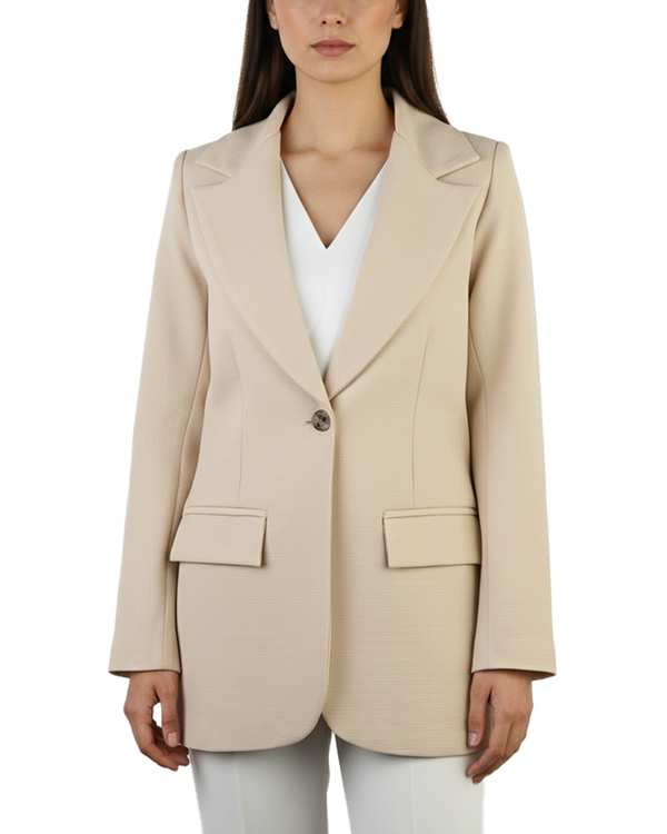 مانتو کتی زنانه کرم سین صاد Sin Saad مدل nina