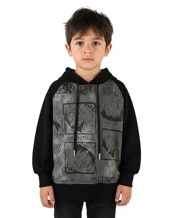 هودی پسرانه طوسی سارالی کیدز مدل ONE PIECE