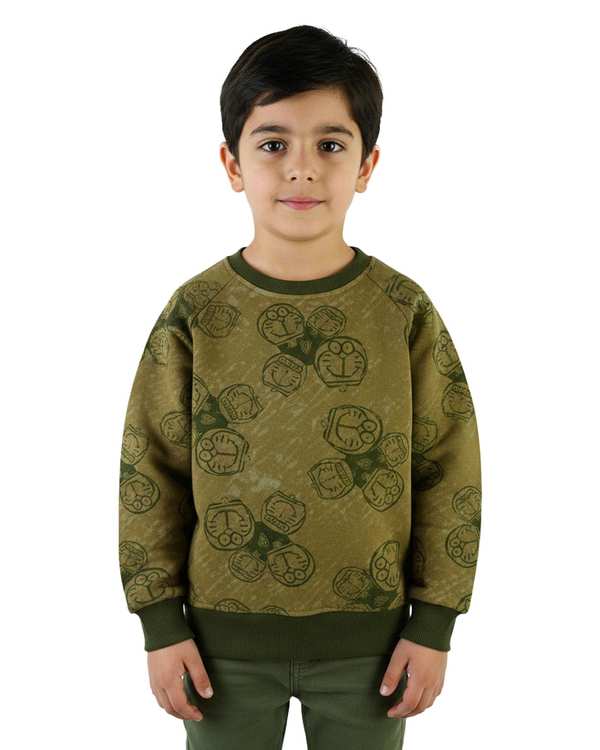 بلوز بچگانه سبز سارالی کیدز مدل Doraemon