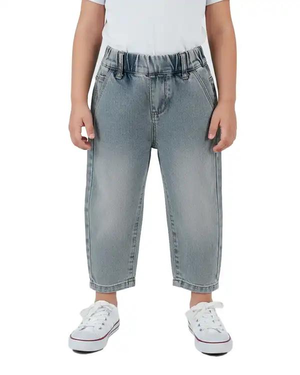 شلوار جین بچگانه مام استایل آبی سارالی کیدز مدل YMG