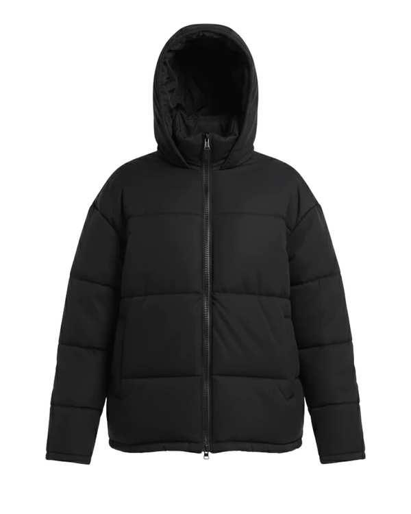 کاپشن مردانه باکسی شمعی کلاهدار مشکی آماهی Amahi کد ۵۰۰۱۰۲