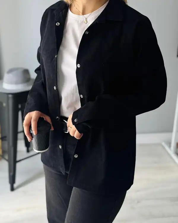 شومیز زنانه کتی مشکی نگار ندایی Negar Nedae مدل Hope