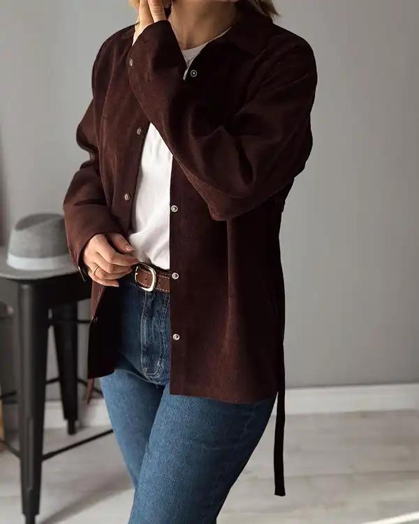 شومیز زنانه کتی قهوه ای نگار ندایی Negar Nedae مدل Hope