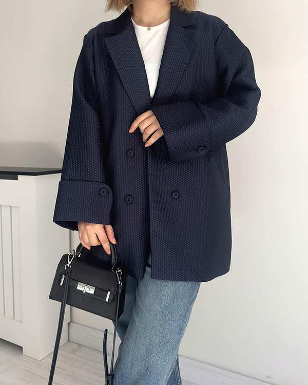 مانتو زنانه سرمه ای نگار ندایی Negar Nedae مدل piko