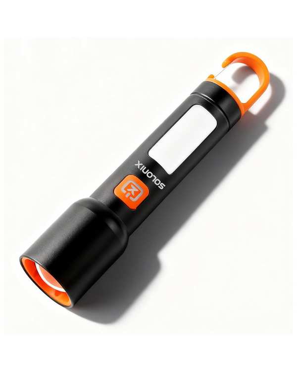 چراغ قوه دستی با نور مهتابی سولونیکس Solonix مدل HIGHPOWER - تصویر 8
