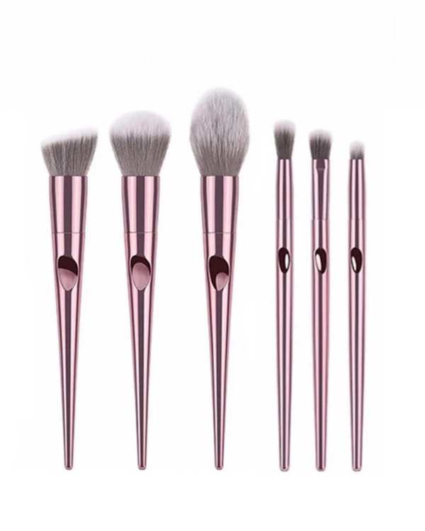 ست براش آرایشی ای دی اس مدل COMPLETE SILK بسته 6 عددی